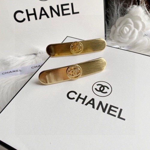 Chanel Gold Logo Hairpin Chanel Gold Logo Hairpin