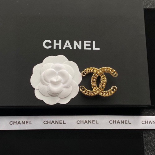 Chanel Iconic Double C Gold Brooch Chanel Iconic Double C Gold Brooch