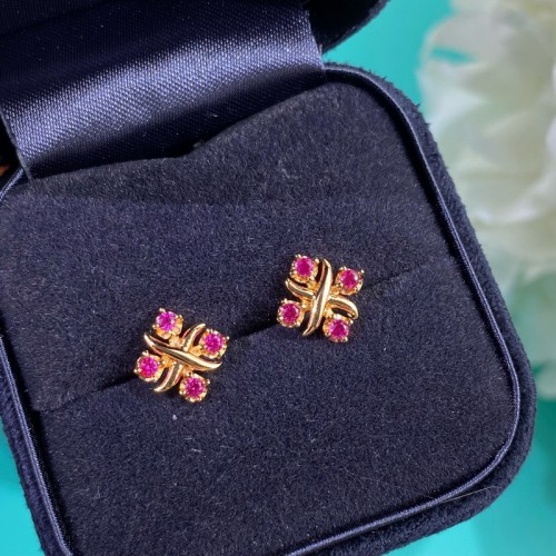 Tiffany & Co.Lynn Earrings Round Rubies Tiffany & Co.Lynn Earrings Round Rubies