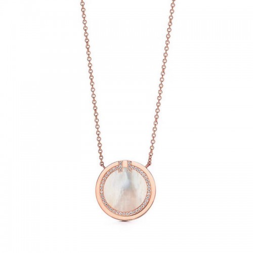 Tiffany & Co. Diamond and Mother-of-pearl Circle Pendant Tiffany & Co. Diamond and Mother-of-pearl Circle Pendant