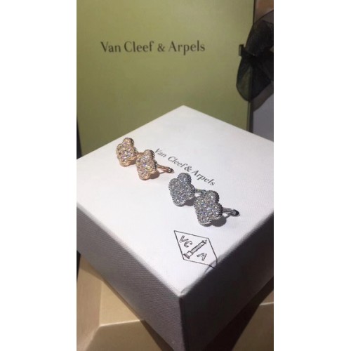 Van Cleef & Arpels Magic Alhambra Diamond Earrings Van Cleef & Arpels Magic Alhambra Diamond Earrings