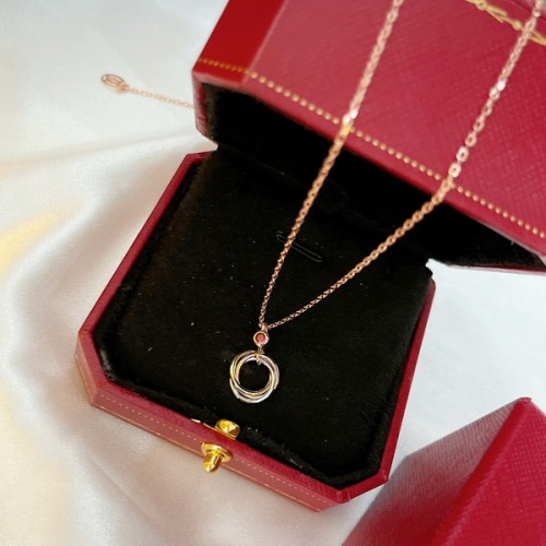 Cartier Trinity de Cartier Red Diamond Necklace Cartier Trinity de Cartier Red Diamond Necklace