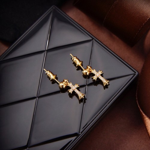 Chrome Hearts Three-dimensional Cross Nail Earrings B Chrome Hearts Three-dimensional Cross Nail Earrings B