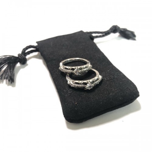 Chrome Hearts Cross Flower Cross Opening Rings With Diamond Chrome Hearts Cross Flower Cross Opening Rings With Diamond