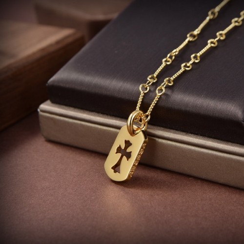 Chrome Hearts Full Diamond Cross ? Necklace G Chrome Hearts Full Diamond Cross ? Necklace G