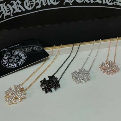 Chrome Hearts Full Diamond Hollow Cross ? Necklace Four Colors Chrome Hearts Full Diamond Hollow Cross ? Necklace Four Colors