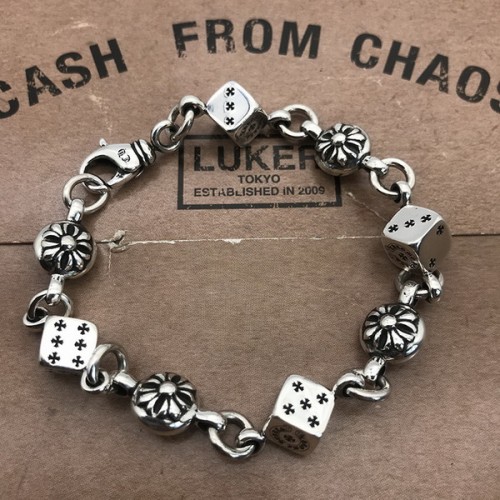 Chrome Hearts Cross Flower dice Bracelet Chrome Hearts Cross Flower dice Bracelet